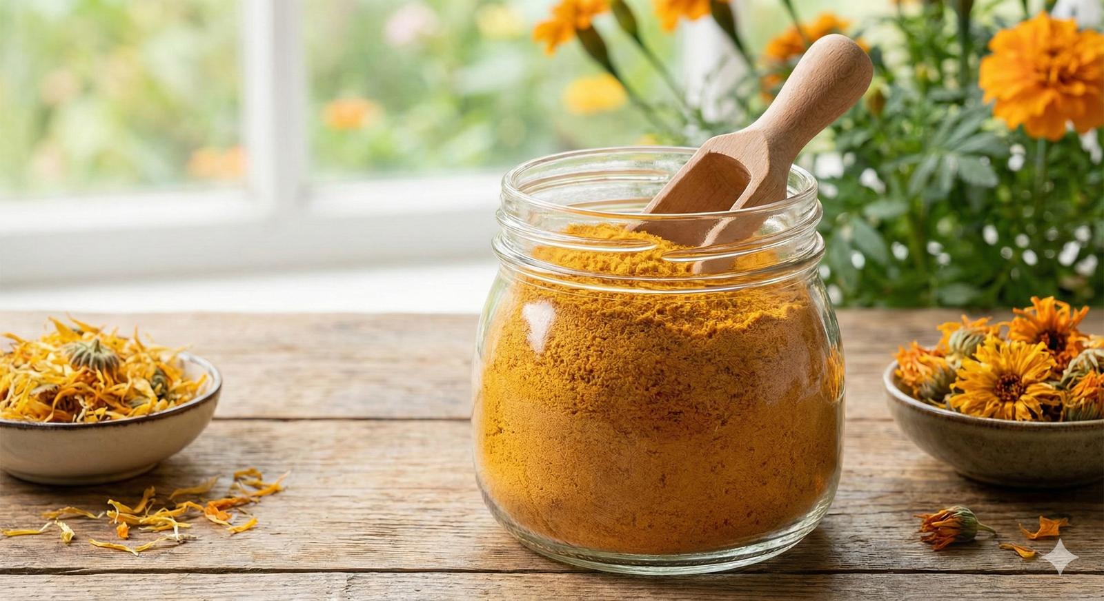 Marigold Powder Pile